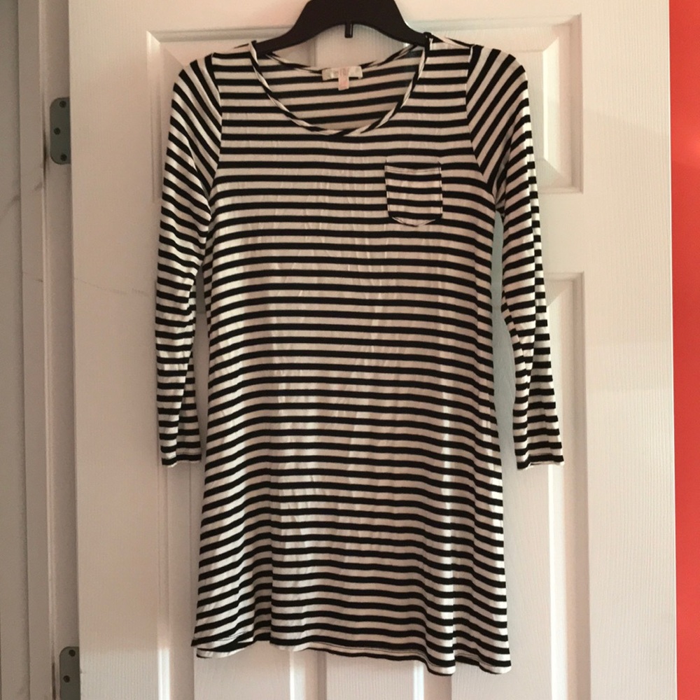 love, Fire Striped girls T-shirt Dress